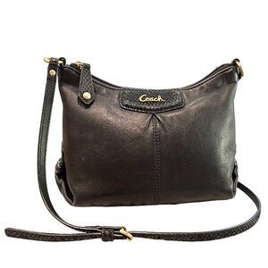 Coach Black Leather Crossbody Bag